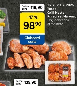 Kuřecí grilovací set Marengo Grill Master Tesco