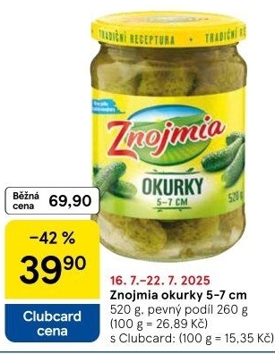 Okurky Znojmia
