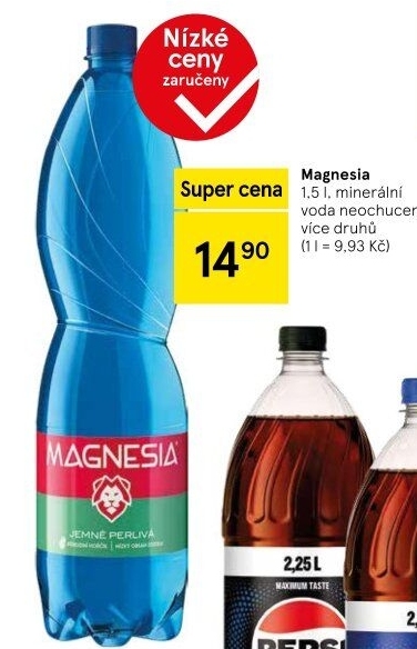 Přírodní voda Magnesia