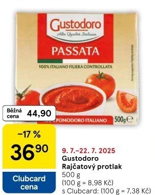 Rajčatový protlak Gustodoro