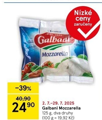 Sýr Mozzarella Galbani