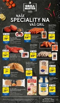 akční leták Tesco 16.7.2025-22.7.2025