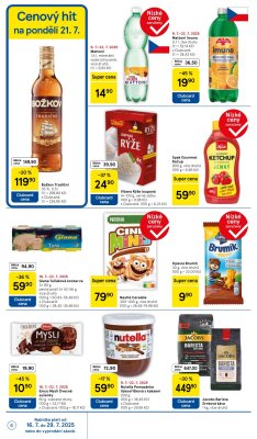 akční leták Tesco 16.7.2025-22.7.2025