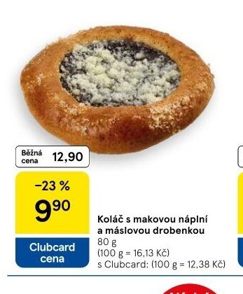 Koláč s makovou náplní a máslovou drobenkou