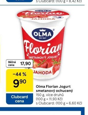 Olma Florian Jogurt smetanový ochucený