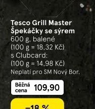 Tesco Grill Master Špekáčky se sýrem
