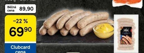Bavorská klobása kuřecí Grill Master Tesco