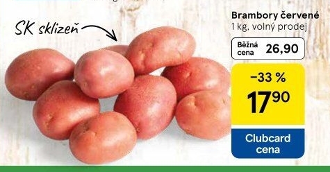 Brambory červené