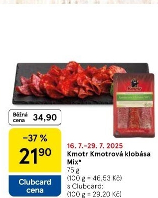 Kmotrova klobása mix Kmotr