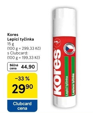 Lepidlo tyčinka Kores