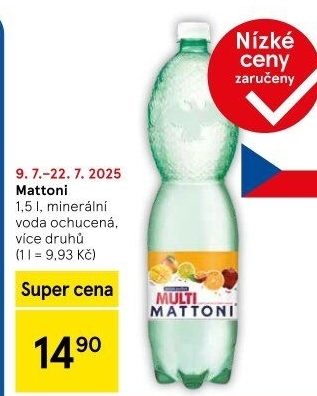 Ochucená voda Mattoni