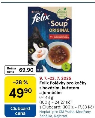 Polévka pro kočky Felix Purina