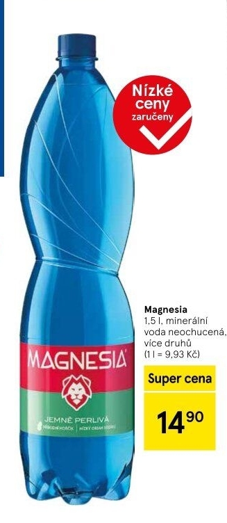 Přírodní voda Magnesia