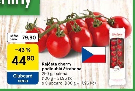 Rajčata cherry keříková Čerstvě utrženo