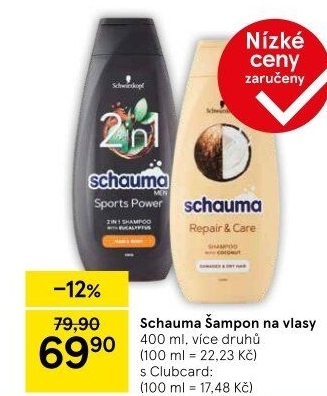 Šampon Schauma Schwarzkopf