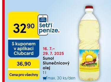 Slunečnicový olej Sunol