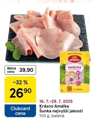 Šunka Amálka nejvyšší jakosti Krásno