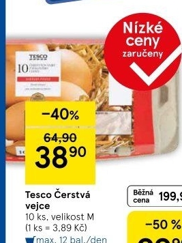Vejce M Tesco