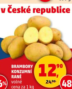 Brambory konzumní rané