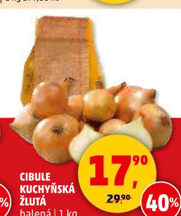 Cibule kuchyňská žlutá