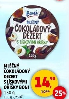 Dezert mléčný Boni
