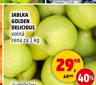 Jablka Golden Delicious