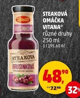 Omáčka steaková Vitana