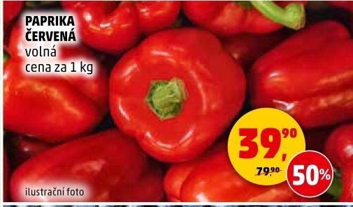 Paprika červená