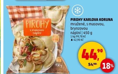Pirohy mražené Karlova Koruna