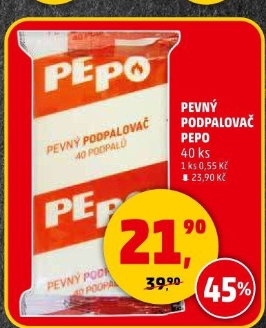 Podpalovač pevný Pe-Po