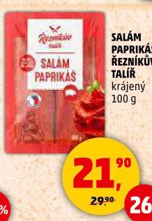 Salám Paprikáš Řezníkův talíř