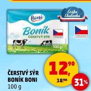 Sýr čerstvý Boník Boni
