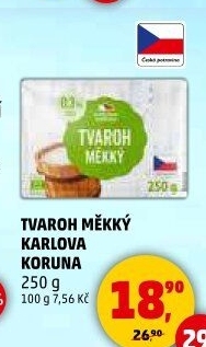 Tvaroh měkký Karlova Koruna