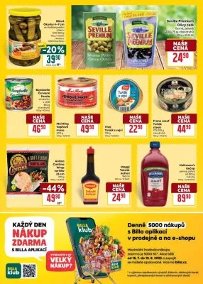 akční leták BILLA 16.7.2025-22.7.2025