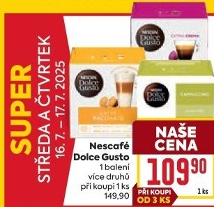 Kapsle Dolce Gusto Nescafé