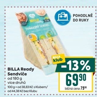 Sendvič Ready Billa