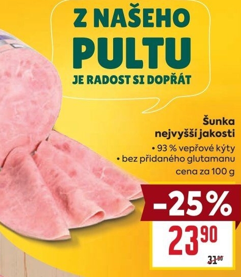 Šunka vepřová nejvyšší jakosti