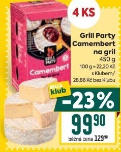 Sýr Camembert na gril Grill Party