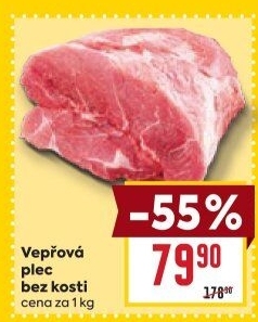 Vepřová plec bez kosti