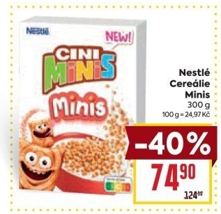 Cereálie Minis Nestlé