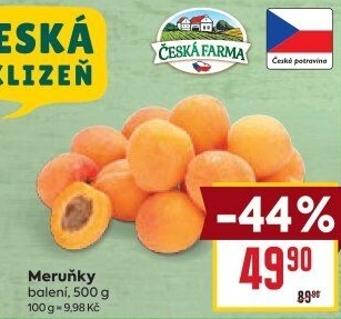 Meruňky Česká Farma