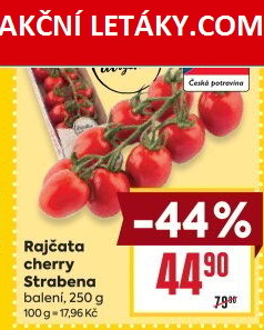 Rajčata cherry keříková Čerstvě utrženo