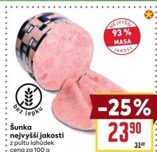 Šunka vepřová nejvyšší jakosti