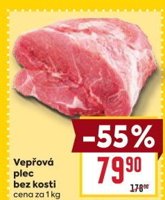 Vepřová plec bez kosti