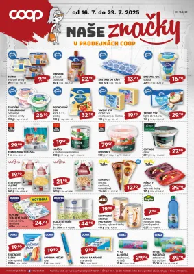 akční leták COOP 16.7.2025-29.7.2025