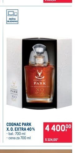 COGNAC PARK X. O. EXTRA 40%