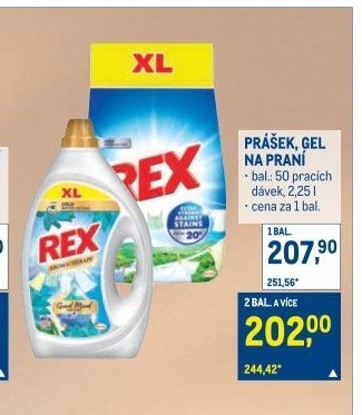 Rex prací gel