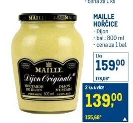 Hořčice dijonská Maille