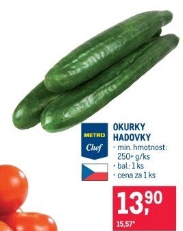 Okurka salátová - hadovka Metro Chef