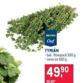 Tymián čerstvý Metro Chef